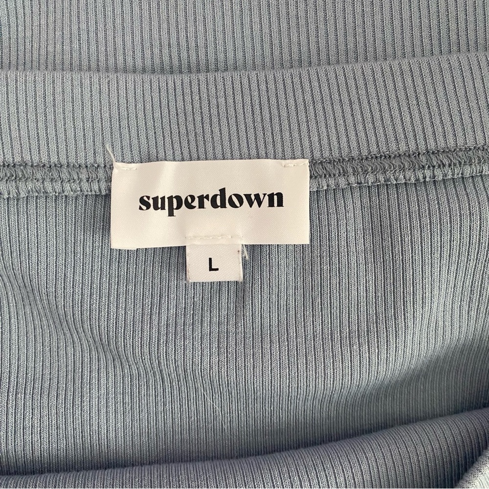 Superdown Lena Ribbed Midi Skirt - Picture 6 of 7